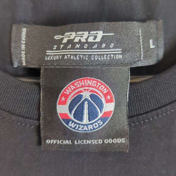 NBA Men's Pro Standard Black Washington Wizards 2023 City Edition T- Men's Large - Picture 3 of 11